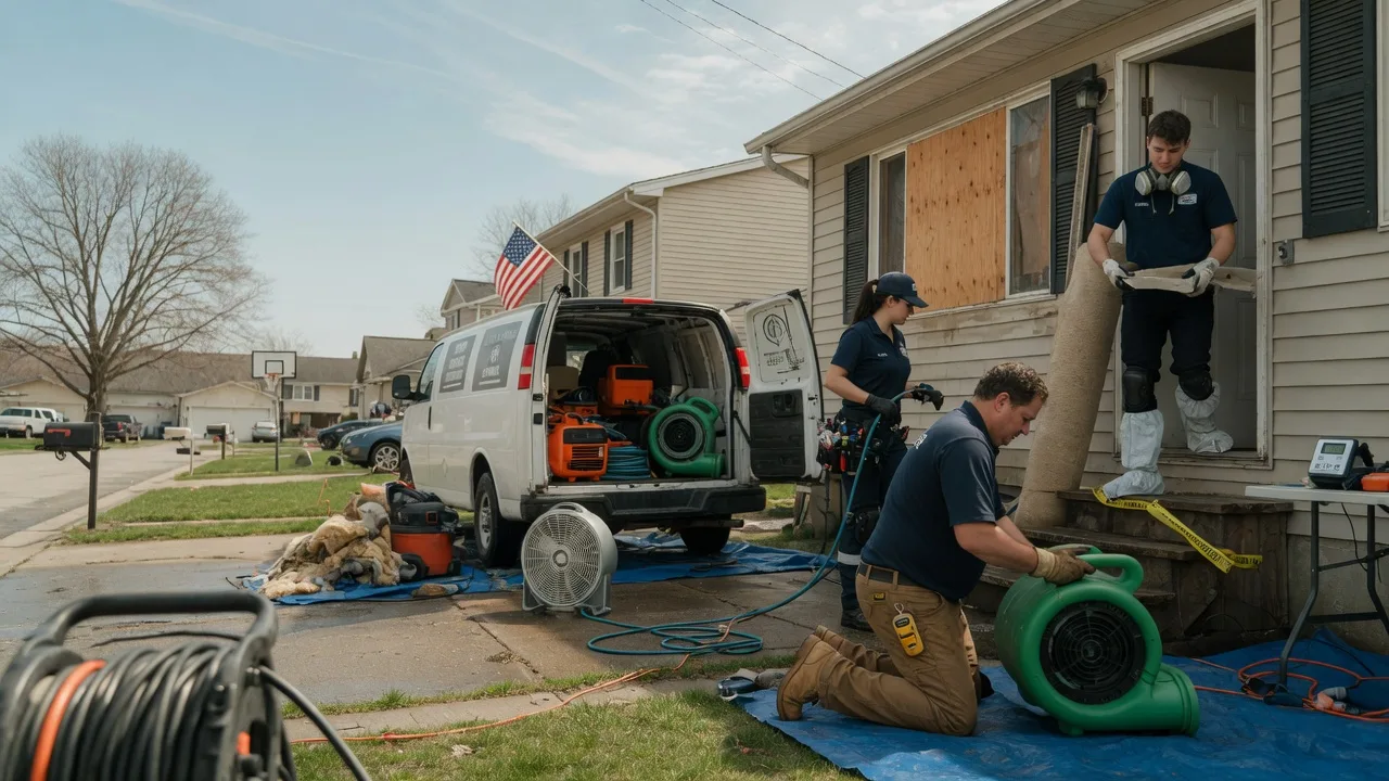 Water Damage Restoration in Browns, IL near me